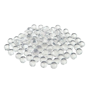 Livingstone Glass Beads, 8mm Diameter, Solid Glass, 500 Grams/Bag Bag