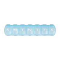 Livingstone 7 Day Pill Container Box 15cm (L) x 2.5cm (H) x 3.5cm (D), Associated Colour , Each Each