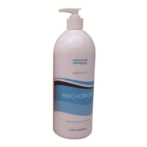 Natural Look Recharge Waxing Oil,
Prevents Stickiness and Tugging, Dissolves Residue, 1 Litre Bottle