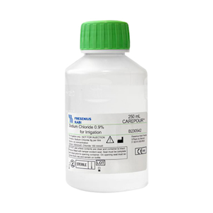 Out of Date, Fresenius Sodium Chloride 0.9pct Solution For Irrigation, 250ml Carepour, Each, Price Discounted, While Stocks last Loose