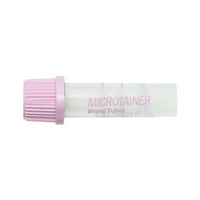 Becton Dickinson Microtainer® Blood Collection Tube with Microgard Closure, K2EDTA Additive, Lavender, 365975, 50 Pieces/Pack Pack