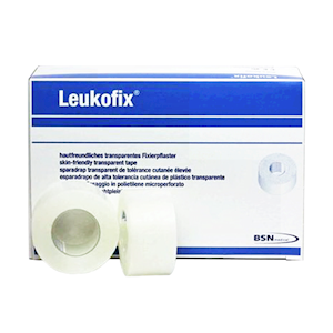 LEUKOFIX Translucent Polyacetate Surgical Tape, 25mm x 9.2m, 12/Box Box