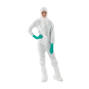 Ansell Bioclean D Sterile Coveralls, Large, White, 20 Pieces/Carton Carton