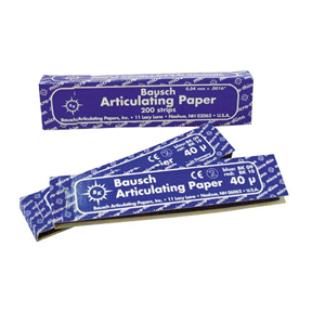 Bausch Articulating Paper in Dispenser Case