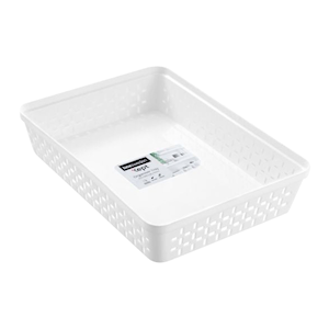 Kept Organiser Tray, 60 x 270 x 175mm, Large, White, Each