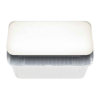Confoil Foil Container Lid Board, Silver, 500 Pieces/Carton Pack