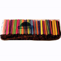 Colorific Multicoloured Biodegradable Wooden Popsticks, 1000/Bag Bag
