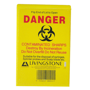 Fitpack 5-Pack Medical Waste & Sharps Collector