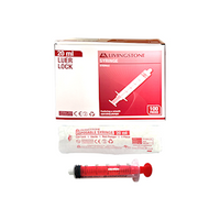 Livingstone Syringe, 20mL, Graduated in 5mL Increment, Luer Lock Tip, Red Plunger, Hypoallergenic, Sterile, 100/Box IN STOCK NOW