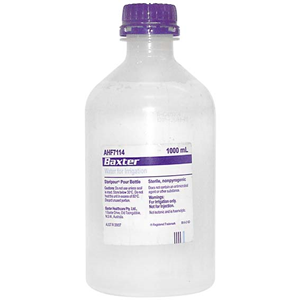 Baxter Water for Irrigation, 1 Litre Bottle, 10/Carton (AHF7114) Carton