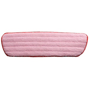 Oates Microfibre Flat Mop Refill, 400mm, Red, Each Each
