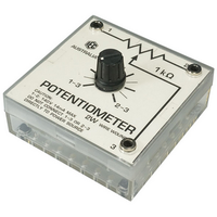 Potentiometer, 1KOHM, Radio Type w/ 4mm Sockets, Each Each