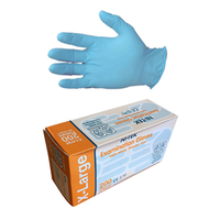 Out of Date, Ni-Tek Nitrile Gloves, Powder Free, AS/NZ, EN374, 4.5g, Extra Large, Blue, 200/Box, Price Discounted, While Stocks last Box