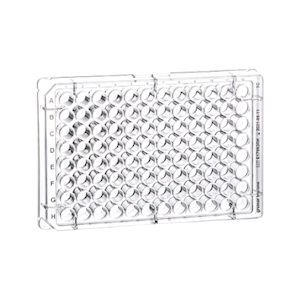 Greiner Bio-One Cell Culture Plate, 96 Wells, with Lid, Flat Bottom, Sterile, 100 Pieces/Carton Each