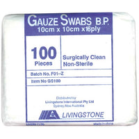 Livingstone Gauze Swabs Non-Sterile
