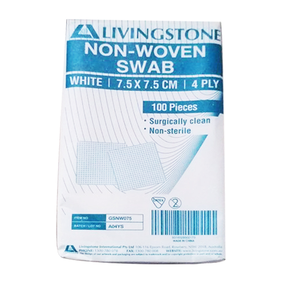 Livingstone Gauze Swabs Non-Sterile