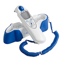 Genius 3 Tympanic Thermometer with Base, Accuracy +/-0.3 C, Up to 32 Probe Covers, Tapered Probe Design, Each Each
