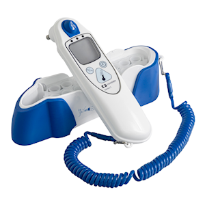 Genius 3 Tympanic Thermometer with Base, Accuracy +/-0.3 C, Up to 32 Probe Covers, Tapered Probe Design, Each Each