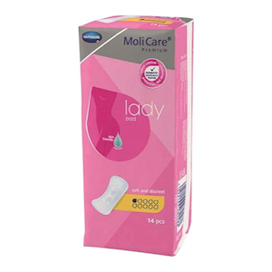 Hartmann Molicare Premium Lady Pad, 1 Drop, 181mL Absorbency, 14 Pieces/Pack Pack
