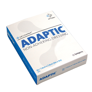 Adaptic Non-Adhering Dressing, 7.6 x 7.6cm, 50/Box (2012) Box