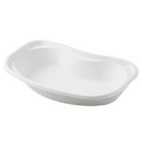 Liv Eco Kidney Dish Tray, 700mL, Disposable Pulp Paper, 100pct Biodegradable, Maceratable, Unbleached, 100 Pieces/Bag, 600 Pieces/Carton Carton