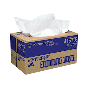 Kimtech Prep EPIC Heavy Duty Wipers, 42 x 34.5cm, White, 150 Sheets/Carton Carton