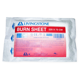 Out of Date,LIV Burn Sheet,70pct Viscose,30pct Polyester,220x75cm,White,EA, Original Unopened Condition, Price Discounted, While Stocks last Each