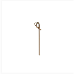 LivEco Bamboo Knotted Skewer 80mm, FSC® Certified, 250 Pieces/Pack, 20 Packs/Carton