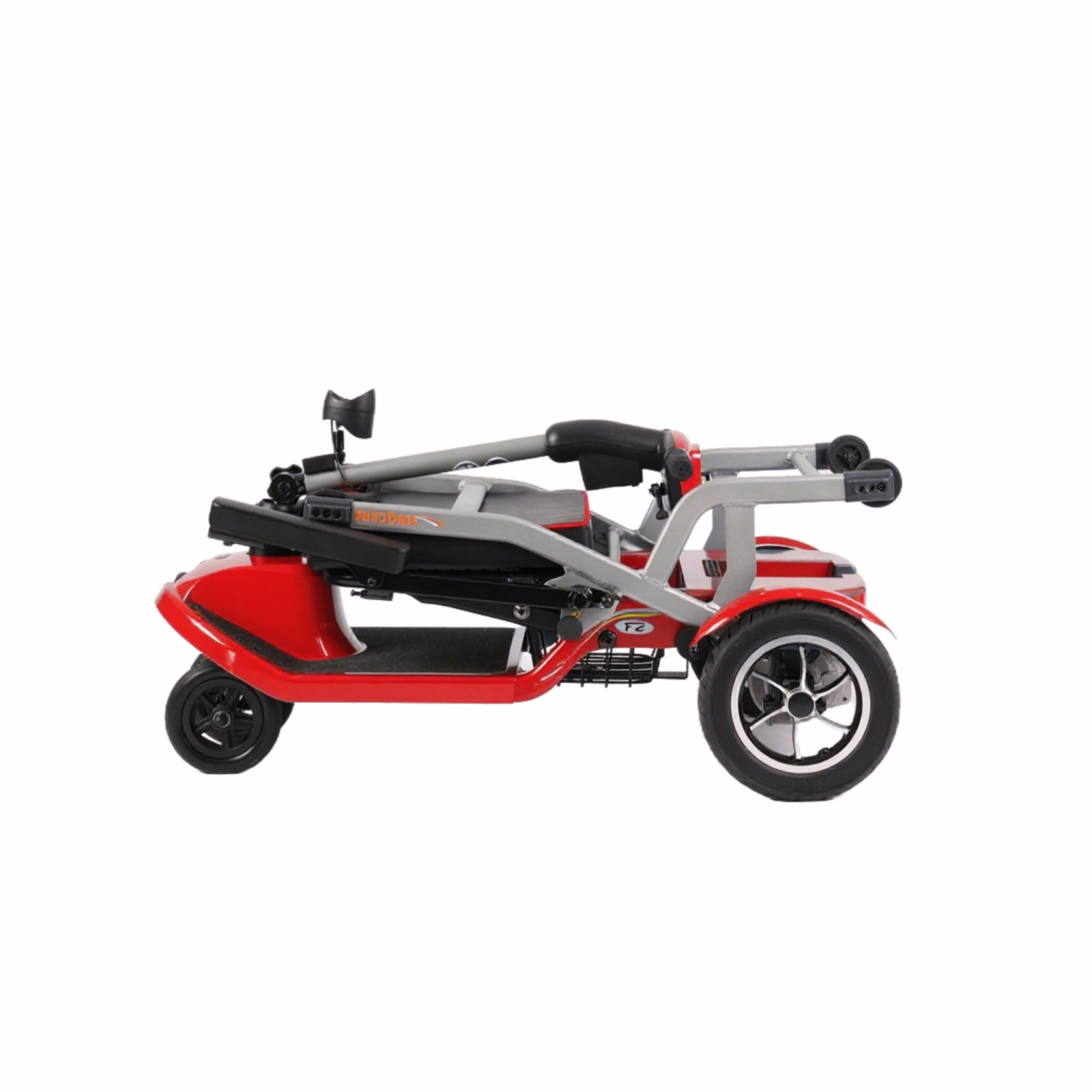 Livingstone Ultra Light Electric Mobility Scooter, 18kg, Portable, Red, Each