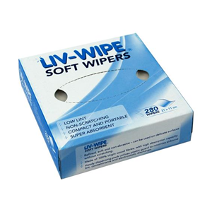 Liv-Wipe Delicate Task Wipers, 21 x 11cm, White, 280 Wipes/Pack, Loose Box Pack