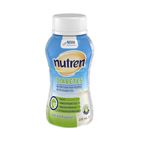 Nutren Hospital Formula Diabetic, Vanilla Flavour, Ready to Drink, 200ml Bottle, 24/Carton Carton