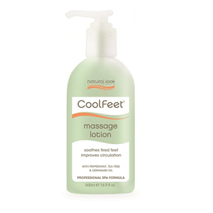 Natural Look Cool Feet Massage Lotion, 500ml Bottle, Each Each
