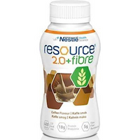 Out of Date, Resource 2.0 Plus Fibre, 200ml, Coffee, 24 Bottles/Carton, Original Unopened Condition, Price Discounted, While Stocks last Carton