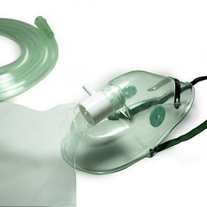 Livingstone Paediatric Oxygen Mask, Non-Rebreathing, with 2.1 metres Oxygen Tube, 1000ml Reservoir Bag, Non- Sterile, Each Each