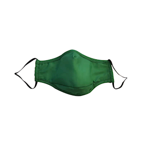 Livingstone Cloth Child Face Mask, Reusable, Washable, 2-Ply, 100pct Cotton, 20 x 12cm, Green, Each Each