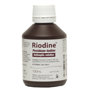 Riodine 10% Povidone Iodine Antiseptic Solution
