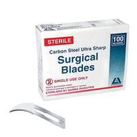 Out of Date, Discounted, Livingstone Surgical Scalpel Blade, Size 12,Carbon Steel, 100/Bx, Original Condition, Whilst Stock Last Box