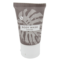 Sofeel Earth Body Wash, Biodegradable, Aloe Vera, 30ml Cap Top Bottles, 300/Carton Carton