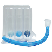 Livingstone Tri-Ball Incentive Spirometer, with Coloured Flow Rates Indicator, 12/Ctn Carton