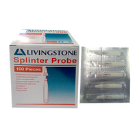 Out of Date, Discounted, Original Unopened Condition, Disposable Splinter Probe, Single Use Packing 5 Probes/Blister, 100 Probes/Box Box