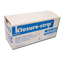 Klosure-Strip Reinforced Wound Skin Closure Strips No. 06, 25 x 125mm, 4/Pack, 25 Packs/Box Box