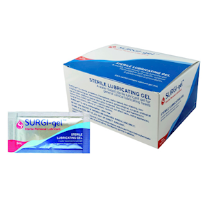 Surgi-Gel Lubricating Gel, 3ml Sachets, Sterile, 144/Box Box