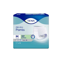 Tena Pants Super, 80-100cm, 1210ml, Medium, White, 12 Pieces/Pack Each