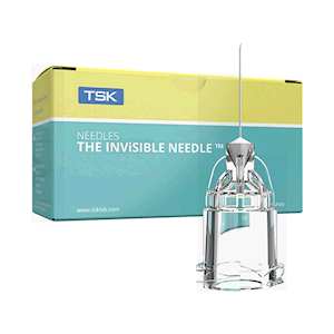 TSK Invisible Needles, 34G x 9mm, Sterile, Single Use, 100 Pieces/Box
