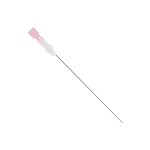 Uniever Quincke Spinal Needle, 18 Gauge x 3.5 Inches, 90mm, Pink, 25 Pieces/Box Box