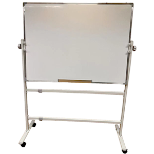 Livingstone Interactive Mobile Magnetic Whiteboard, 1200 x 900mm, Steel Frame and Stand, Each Each
