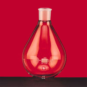 Evaporating Pear-Shaped Flask, 100ml, Socket Joint 29/32, Borosilicate Glass, European, Each Each