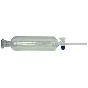 Separating Funnel, Cylindrical, 500ml, 19/26 Socket, Glass, European, Each Each