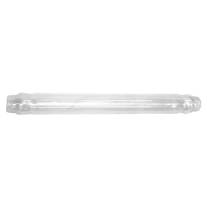 Connecting Tube Glass, Straight 100x10mm. Duran, Both Ends with Hose Nozzle European Each