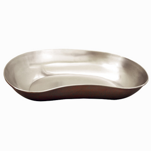 Emesis Kidney Dish Tray, Deep, 300 Length x 130 Width x 30 Depth (mm), Gauge 26/0.5mm, 18/8 Stainless Steel, Each Each